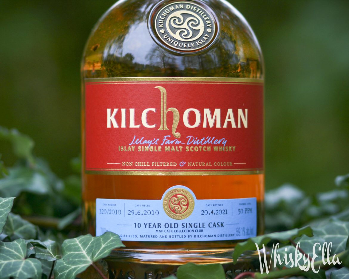 Nasza recenzja Kilchoman 10yo single cask M&P Cask Collection Club cask # 320/2010, zabutelkowana 20.04.2021 roku dla polskiego dystrybutora tej destylarni, M&P Wina i Alkohole Świata #127