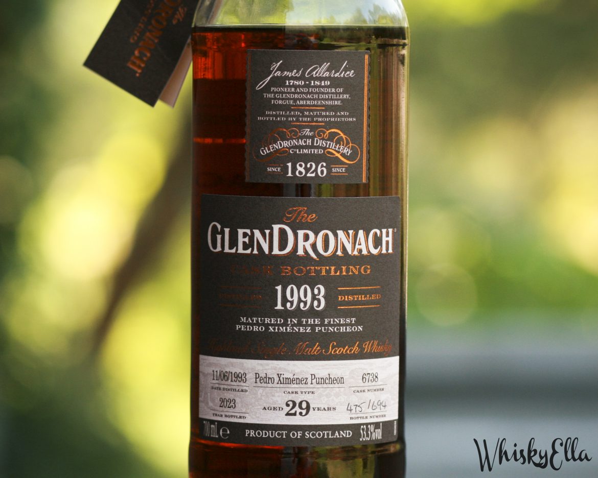 Nasza recenzja Glendronach 1993 29yo Exclusively PX Puncheon Cask #6738 zabutelkowana dla Domu Whisky #221