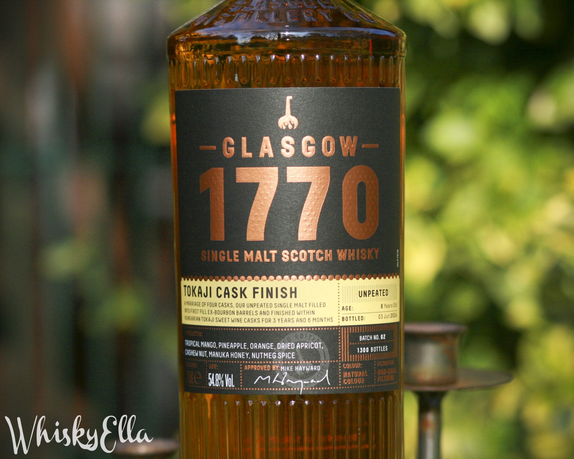 Nasza recenzja Glasgow 1770 Tokaji Cask Finish 6yo Unpeated Batch No.02 #248