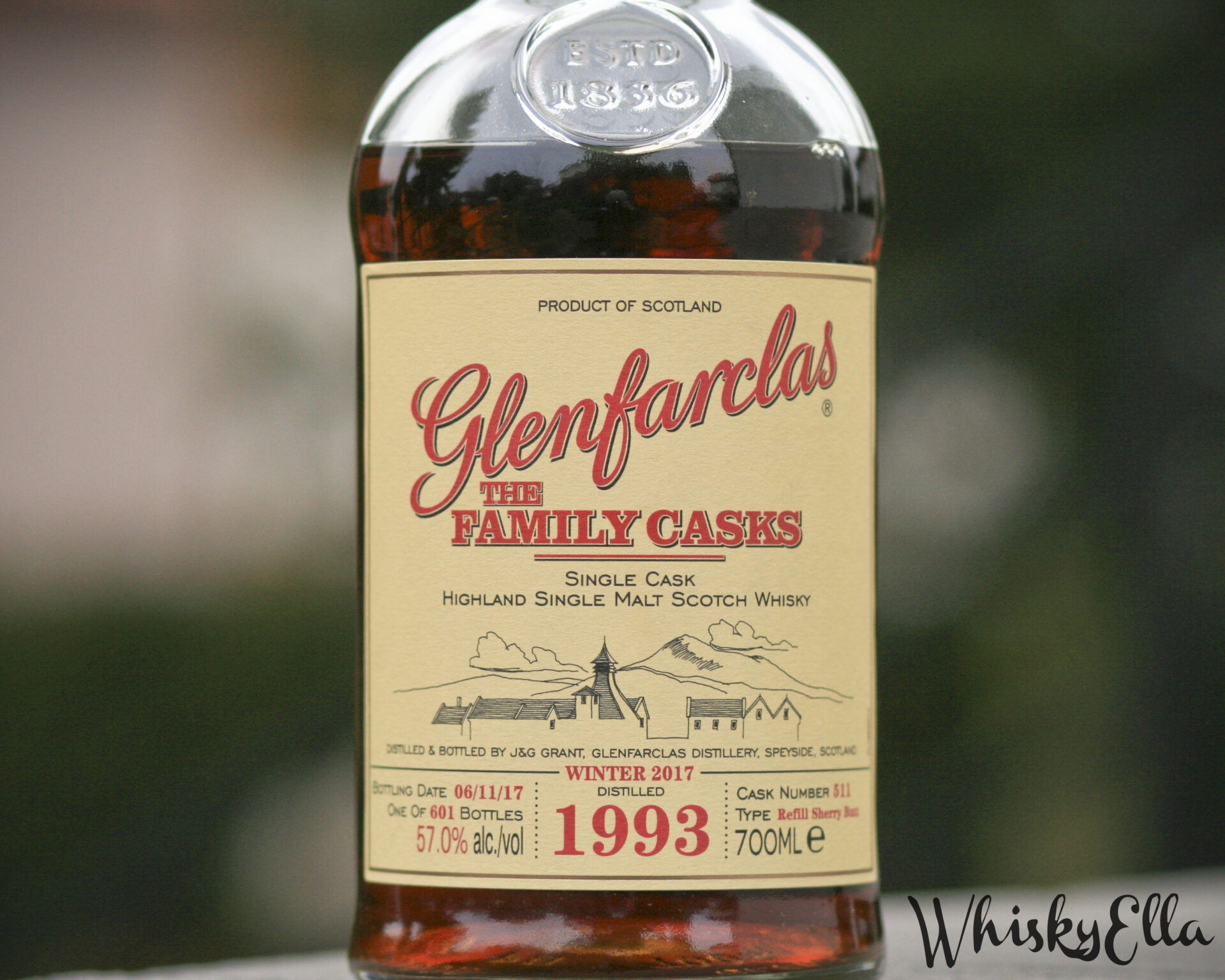 Nasza recenzja Glenfarclas 1993 The Family Casks #511 – Refill Sherry Butt #290